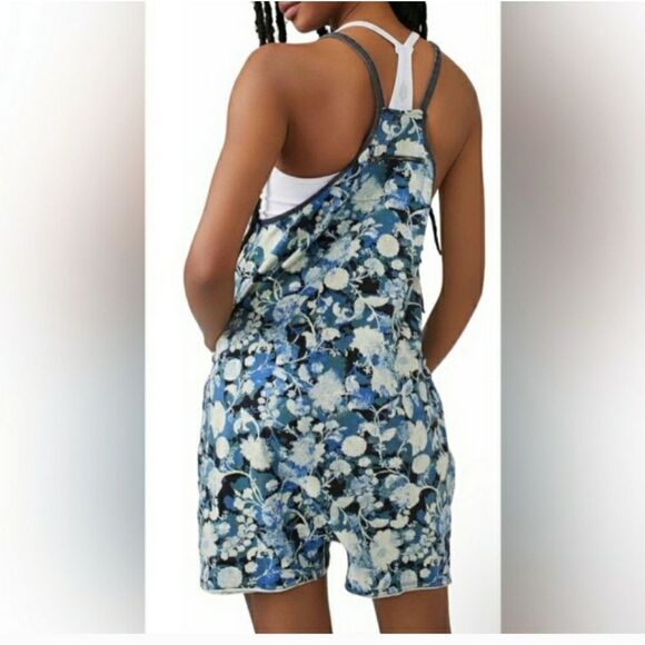 Free People Pants - NWT FREE PEOPLE PRINTED HOT SHOT ONESIE, SIZE M